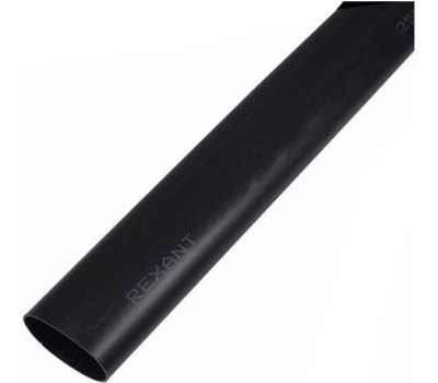 Термоусадочные трубки REXANT (23-0019) ТЕРМОУСАЖИВАЕМАЯ ТРУБКА КЛЕЕВАЯ 19,0/3,2 ММ, (6: 1), ЧЕРНАЯ