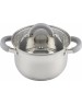 Кастрюля MALLONY Felicita, объем 2 л, из нерж стали с крышкой (009386)
