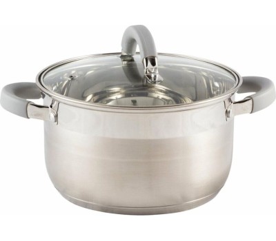 Кастрюля MALLONY Felicita, объем 2 л, из нерж стали с крышкой (009386)