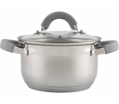 Кастрюля MALLONY Felicita, объем 2 л, из нерж стали с крышкой (009386)