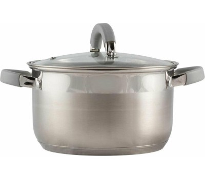 Кастрюля MALLONY Felicita, объем 2 л, из нерж стали с крышкой (009386)