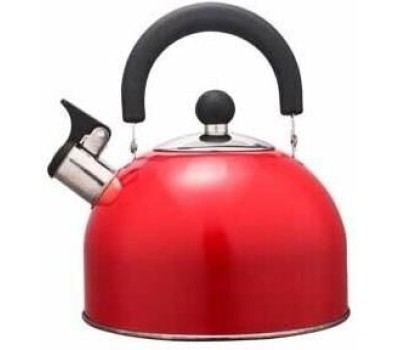 Чайник со свистком HITT H01023/1 Rondo Plus 2,5л со св., капсул. дно, красный Л6115