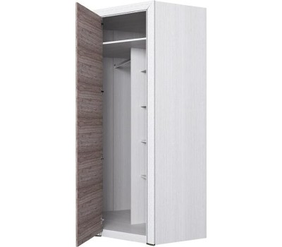 Шкаф АНРЭКС OLIVIA Шкаф угловой с полками 97х97, цвет вудлайн крем/дуб анкона