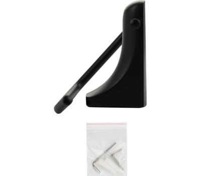 Аксессуары для ванной комнаты и туалета TITAN 76002 Держатель туалетной бумаги и полотенца, без экрана, чёрного цвета