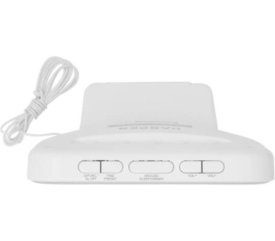 Радиобудильник HARPER HCLK-2060 белый\серый