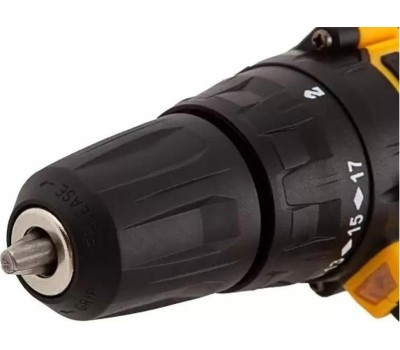 Дрель DENZEL Дрель-шуруповерт аккумуляторная CDL-12-02BM, Li-Ion, 12 В, 2 акк. 26105