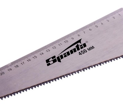Ножовка SPARTA Ножовка по дереву, 450 мм, 5-6 TPI, каленый зуб, пластиковая рукоятка
