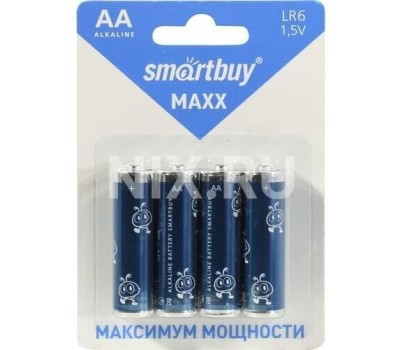 Батарейки SMARTBUY (SBBM-2A04B) MAXX LR6/4B