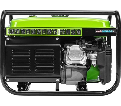 Генератор бензиновый СИБРТЕХ Генератор бензиновый БС-3500Э, 3,2 кВт, 230В, 15 л, электростартер 94538