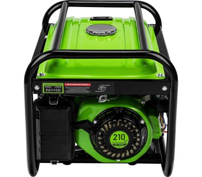 Генератор бензиновый СИБРТЕХ Генератор бензиновый БС-3500Э, 3,2 кВт, 230В, 15 л, электростартер 94538