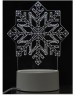 ENERGY Светильник декоративный EN-NL 26 3D снежинка (106257)