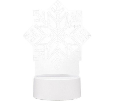 ENERGY Светильник декоративный EN-NL 26 3D снежинка (106257)