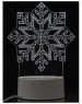 ENERGY Светильник декоративный EN-NL 26 3D снежинка (106257)