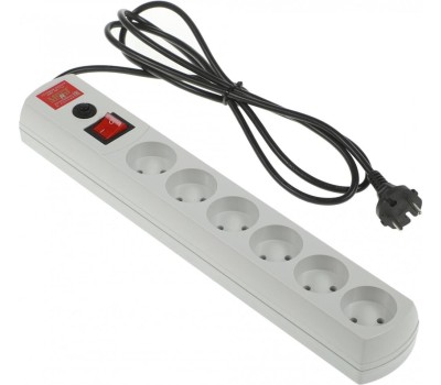 MOST R 2м (6 розеток) белый (коробка)