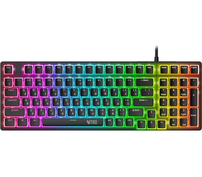 ACER Клавиатура Nitro OKW303, USB, черный серый [zl.kbdcc.01d]