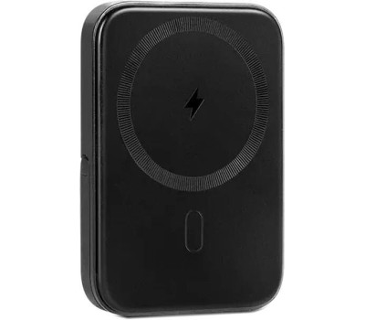 TTEC Внешний аккумулятор портативный ReCharger Pro M 5.000mAh MagSafe Compatible PD 20W USB-C Powerbank с подставкой. Цвет: черный