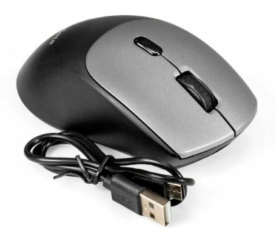 EXEGATE EX298897RUS Беспроводная Bluetooth мышь Professional Standard BT-070 (радиоканал 2,4 ГГц+ Bluetooth5.2, оптическая, 1600dpi, 6D, 6 кнопок и колесо прокрутки)