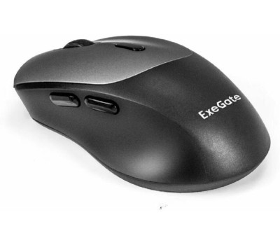 EXEGATE EX298897RUS Беспроводная Bluetooth мышь Professional Standard BT-070 (радиоканал 2,4 ГГц+ Bluetooth5.2, оптическая, 1600dpi, 6D, 6 кнопок и колесо прокрутки)