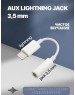 REXANT Кабель-переходник Lightning на AUX гн. 3,5 мм