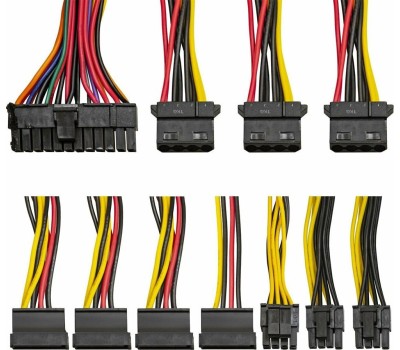 Блок питания Exegate EX282073RUS Блок питания 550W 550PPX RTL, ATX, black, APFC, 14cm, 24p+(4+4)p PCI-E,4*IDE,5*SATA, FDD