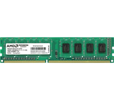 AMD Оперативная память Entertainment Edition R532G1601U1S-U DDR3 - 1x 2ГБ 1600МГц, DIMM, Ret