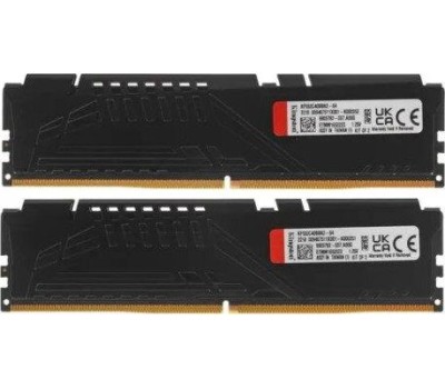 Модуль памяти KINGSTON Модуль памяти DIMM 64GB (32GBx2) DDR5-5200 KF552C40BBK2-64
