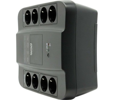 PowerCom Spider SPD-450N ИБП {OffLine, 450VA/270W, Tower, 8xEURO: 4 с резервным питанием, 4 с фильтрацией} (332718)