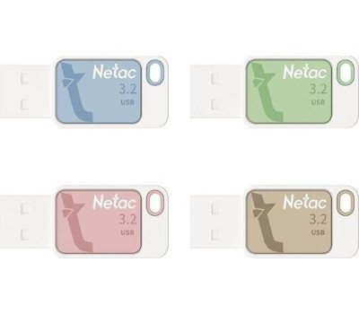 Флешка NETAC Флешка USB UA31 64ГБ, USB3.2, синий [nt03ua31n-064g-32bl]