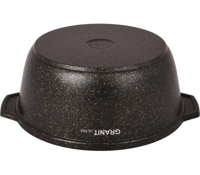 Жаровня KUKMARA Кастрюля-жаровня а/пр литая 5,0л стекл/кр Granit ultra original ТМ