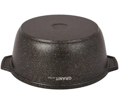 Жаровня KUKMARA Кастрюля-жаровня а/пр литая 5,0л стекл/кр Granit ultra original ТМ