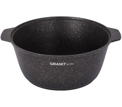 Жаровня KUKMARA Кастрюля-жаровня а/пр литая 5,0л стекл/кр Granit ultra original ТМ