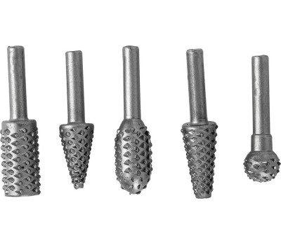 Набор инструмента MATRIX Набор шарошек по дереву 5 шт 70499