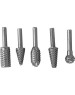 Набор инструмента MATRIX Набор шарошек по дереву 5 шт 70499