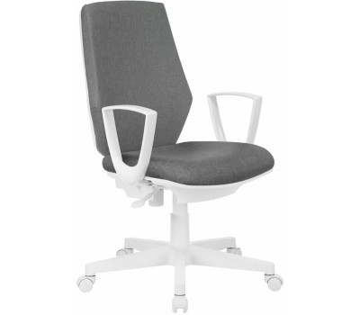 Кресло компьютерное БЮРОКРАТ Кресло CH-W545, ткань, до 120кг, пружинно-винтовой, серый