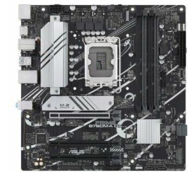 Материнская плата ASUS PRIME B760M-A-CSM (Socket 1700, mATX, 4xDDR5(128GB), 2xDP/HDMI, 3xPCIe 4.0x16, 4xSATA 6Gb/s, 2*M2, 2,5xLAN, 2xUSB 3.1, 4xUSB 2.0, 1xPS/2)
