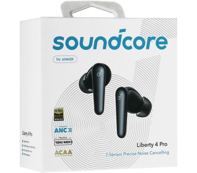 TWS наушники ANKER Беспроводные наушники TWS soundcore Liberty 4 Pro Black matte