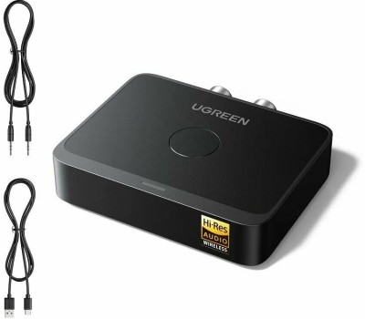 UGREEN Аудиодаптер BT505 (55545) Bluetooth 6.0 Receiver Audio Adapter. Цвет: черный