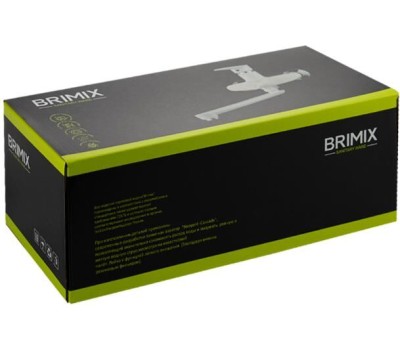 BRIMIX - Смеситель в ванную, длинный излив, БЕЗ ШЛАНГА И ЛЕЙКИ, шаровый, из высокопрочного АБС пластика, цвет БЕЛЫЙ 556-1