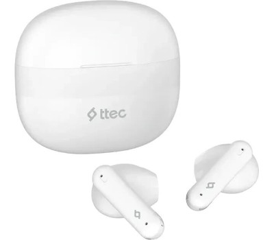 TWS наушники TTEC Наушники беспроводные AirBeat Crisp TWS Bluetooth Headset. Цвет: белый