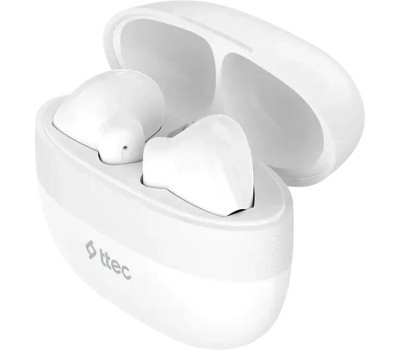 TWS наушники TTEC Наушники беспроводные AirBeat Crisp TWS Bluetooth Headset. Цвет: белый