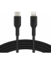 BELKIN Кабель BoostCharge USB-C Braided Cable with Lightning Connector. Длина: 2м. Цвет: черный