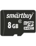 Карта памяти SMARTBUY (SB8GBSDCL10-01) MicroSDHC 8GB Сlass10 + адаптер