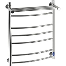 Полотенцесушитель водяной САНАКС кп5080 КЛАССИК-ДУГА,с ПОЛКОЙ ШхВ-500х800мм, труба-D32х2мм нержавейка полированная