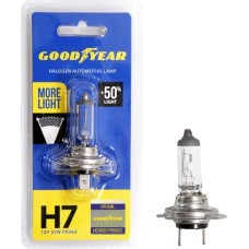 Лампа галогенная GOODYEAR GY017125 лампа галогенная автомобильная Н7 12V 55W PX26d More Light (блистер)