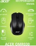 ACER Мышь OMR030 черный оптическая (1600dpi) беспроводная USB (3but)