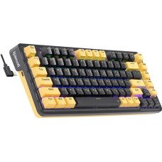 Клавиатура REDRAGON (71664) Elf RU,RGB,фиолет-желтый,гаскет