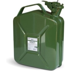 Канистра AVS VJM-05 топливная металлическая вертикальная 5 Л (зелёная)