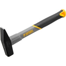 Молоток DENZEL Молоток слесарный, 300 г, кованый, фибергласовая рукоятка c TPR покрытием 10483