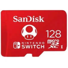 SANDISK Карта памяти microSDXC UHS-I card for Nintendo Switch 128GB. Цвет: красный