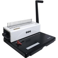 OFFICE KIT Переплетчик B2120N A4/перф.25л.сшив/макс.500л./пластик.пруж. (4.5-51мм)